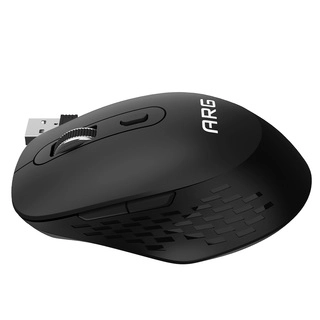 Мышь обычная беспроводная ARG MOW4 Black - фото 6