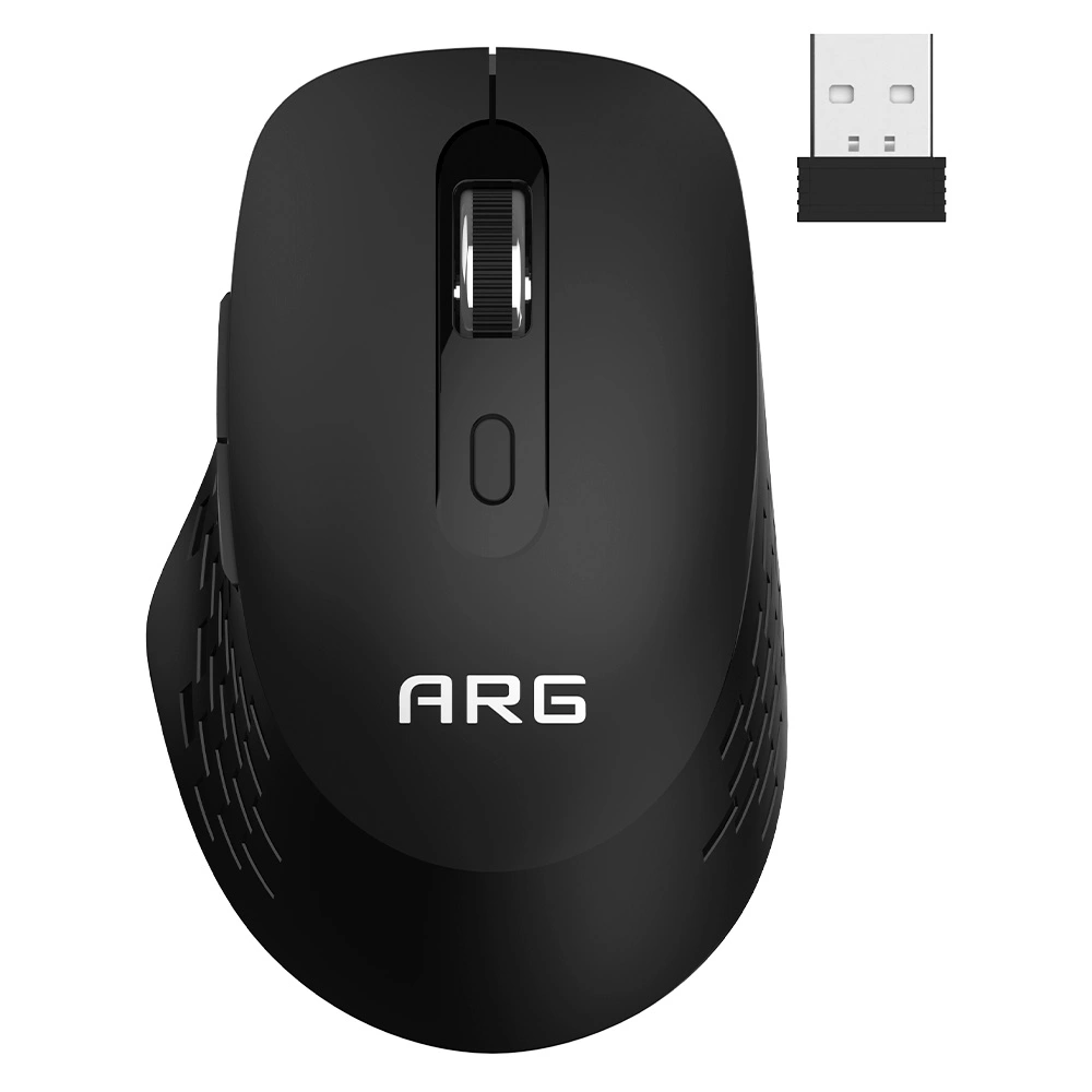 Мышь обычная беспроводная ARG MOW4 Black
