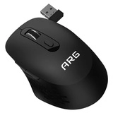 Мышь обычная беспроводная ARG MOW4 Black - фото 5