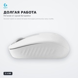 Мышь беспроводная Logitech M196 Bluetooth Mouse Off White (910-007460) - фото 5