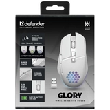 Мышь игровая беспроводная Defender Glory GM-514, LED,7D White - фото 8
