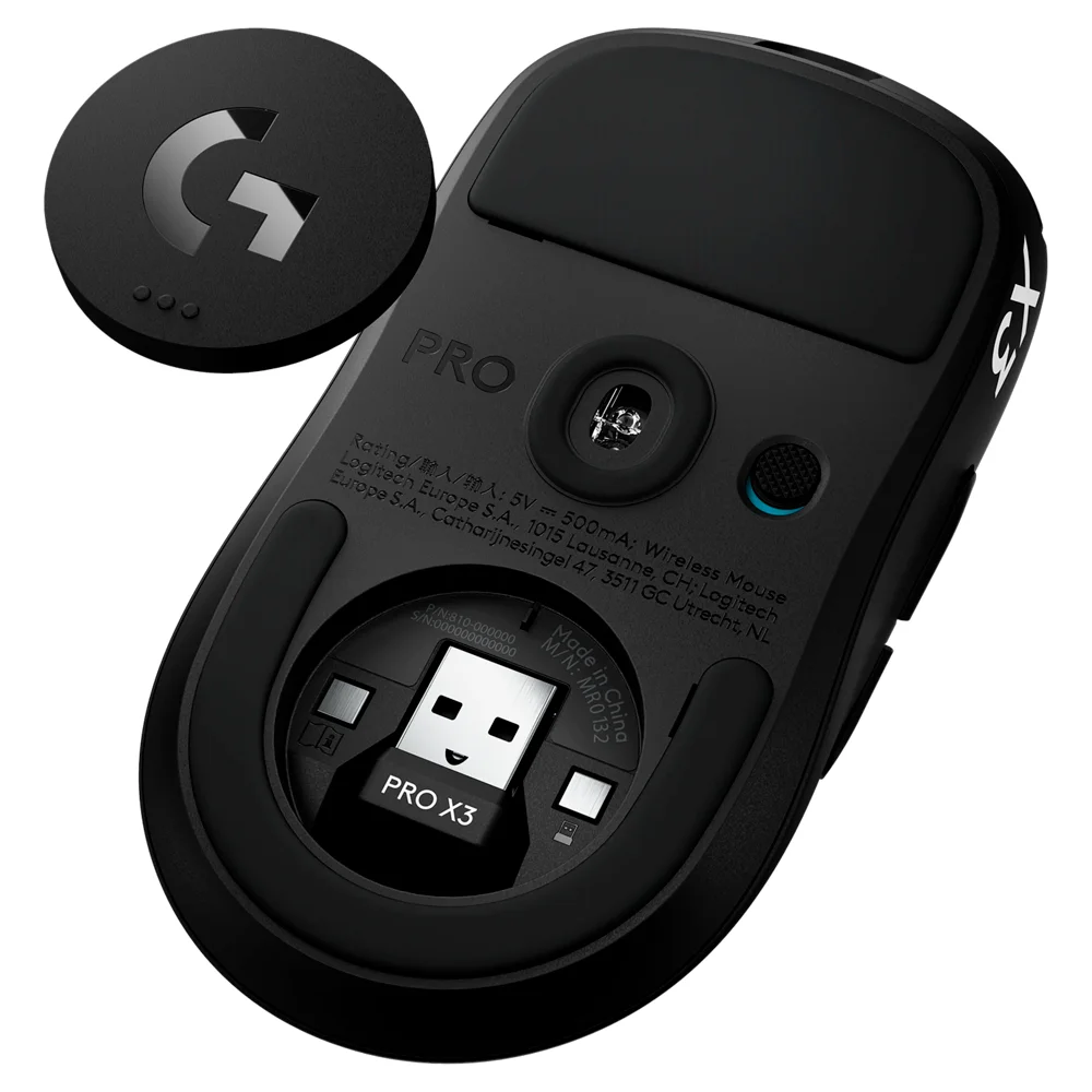 Logitech ойын тінтуірі Pro X3 Superstrike-Midnight Black (910-007878) - фото 4