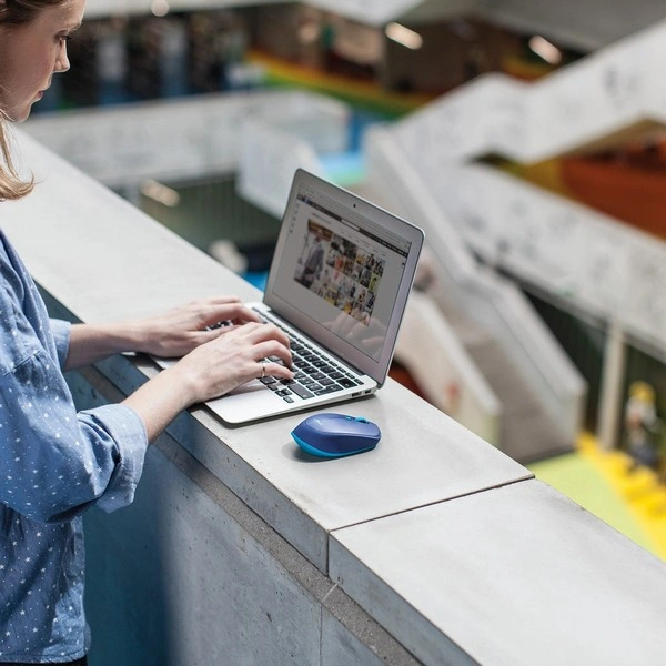 Мышь беспроводная Logitech M535 Blue - фото 7