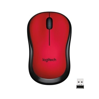 Мышь беспроводная Logitech M220 Silent Red