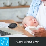 Мышь беспроводная Logitech M220 Silent Red - фото 11