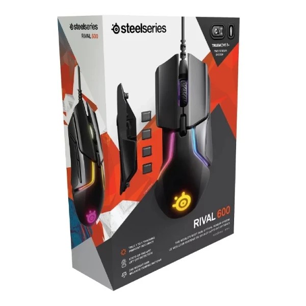 Мышь проводная  SteelSeries Rival 600 Black - фото 8
