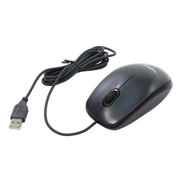 Мышь проводная Logitech M100 Grey (910-006652) - фото 5