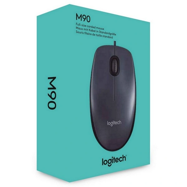 Мышь проводная Logitech M90 Grey 910-001794 - фото 6