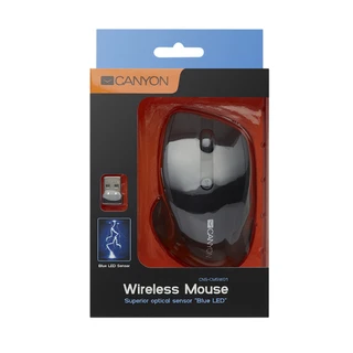 Беспроводная мышь с LED-сенсором Canyon CNS-CMSW01BL