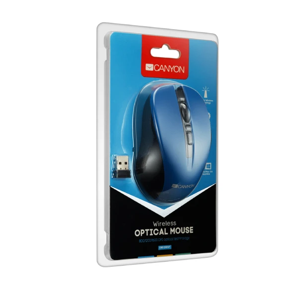 Беспроводная мышь Canyon CNE-CMSW1BL - фото 3
