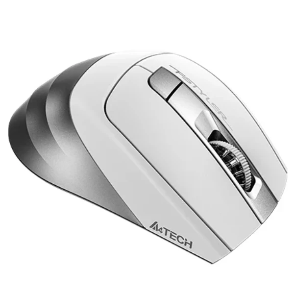 Мышь беспроводная A4Tech Fstyler FB-35 Silver-IcyWhite - фото 4