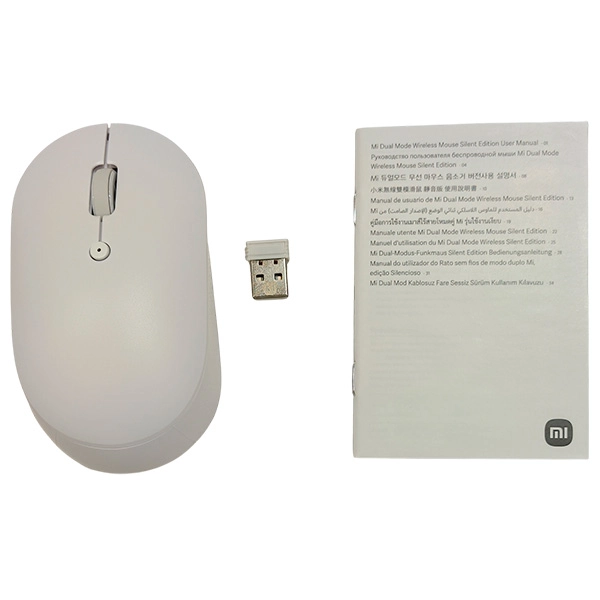 Мышь беспроводная Xiaomi Mi Dual Mode Wireless Mouse Silent Edition White - фото 5