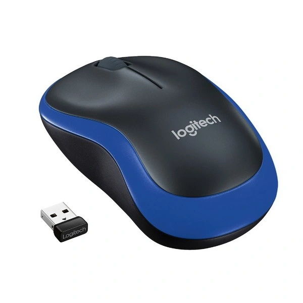 Мышь беспроводная Logitech M185 Blue - фото 2
