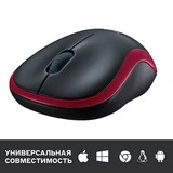 Мышь беспроводная Logitech M185 Red - фото 8