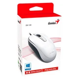 Genius сымды тінтуірі DX-120 White - фото 5