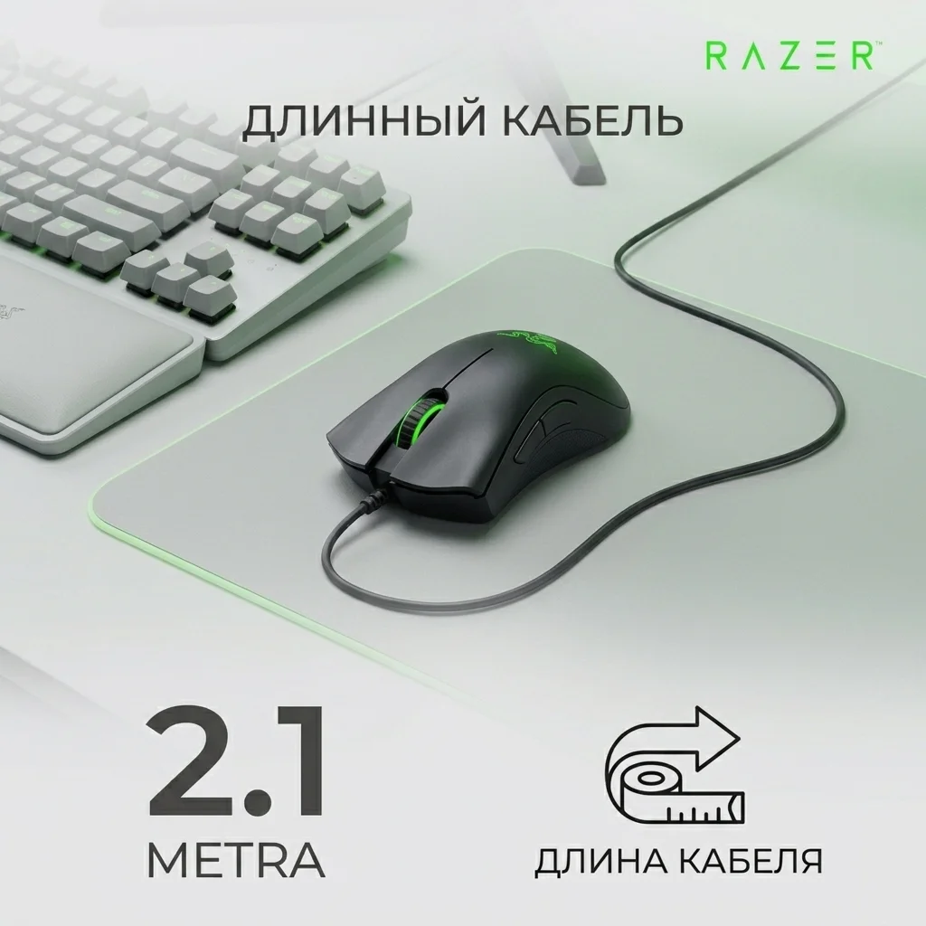 Мышь проводная Razer DeathAdder Essential  RZ01-02540100-R3M1 - фото 8