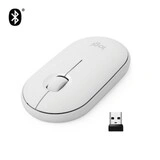 Мышь беспроводная Logitech Pebble M350 Off White - фото 5