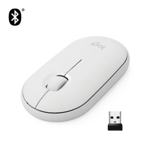 Мышь беспроводная Logitech Pebble M350 Off White
