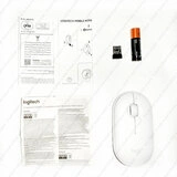 Мышь беспроводная Logitech Pebble M350 Off White - фото 14