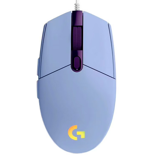 Мышь игровая проводная Logitech G102 LightSync Lilac