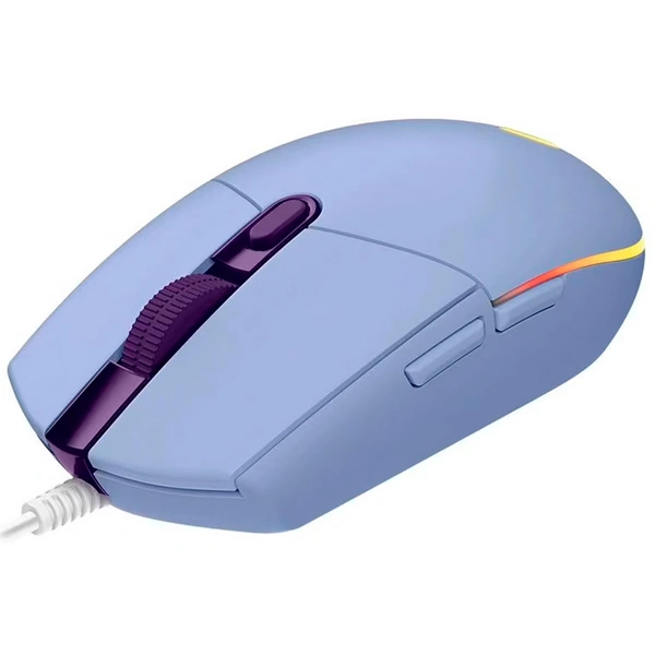 Мышь проводная Logitech G102 LightSync Lilac - фото 2