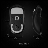 Мышь беспроводная Logitech G Pro X Superlight Black - фото 14
