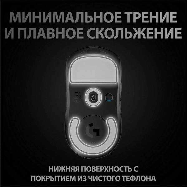 Мышь беспроводная Logitech G Pro X Superlight Black - фото 12