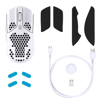 Мышь беспроводная HyperX Pulsefire Haste White  4P5D8AA