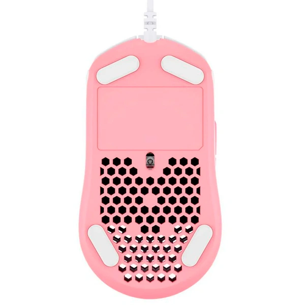 Мышь проводная HyperX Pulsefire Haste White-Pink  4P5E4AA - фото 2