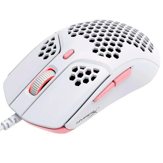 Мышь проводная HyperX Pulsefire Haste White-Pink  4P5E4AA - фото 3