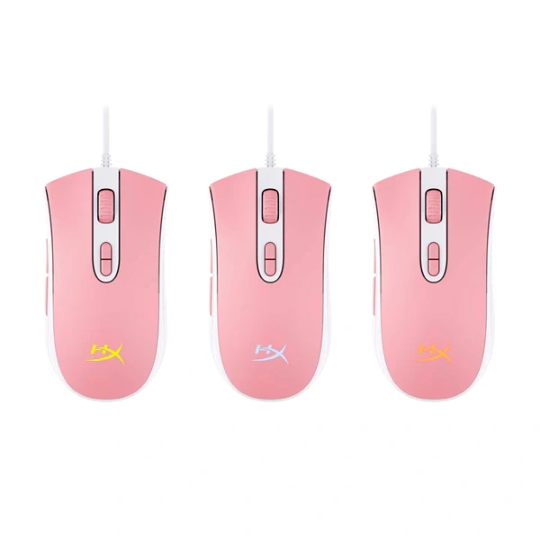 Мышь игровая проводная HyperX Pulsefire Core 639P1AA Pink - фото 7