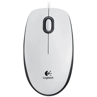 Мышь проводная Logitech M 100 White 910-006764