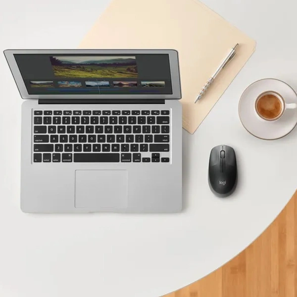 Мышь беспроводная Logitech M 190 Grey 910-005906 - фото 7