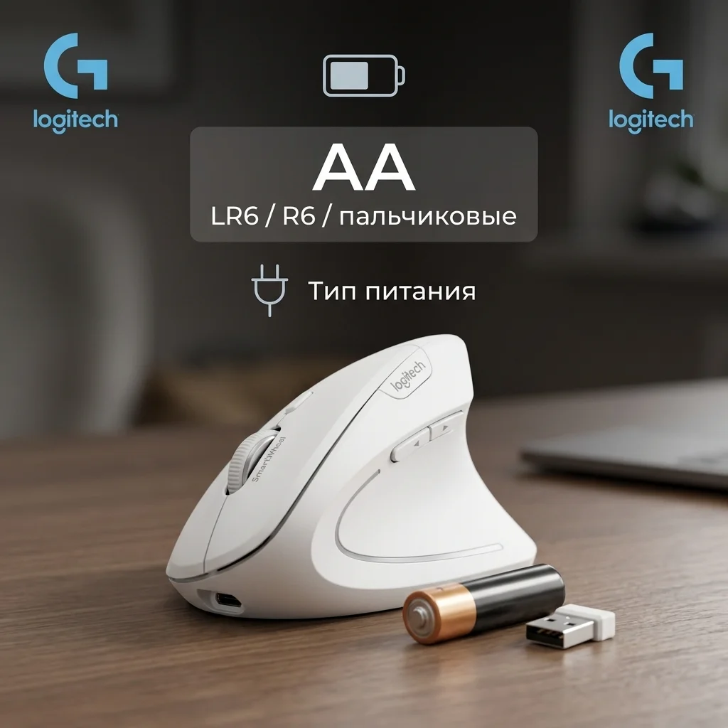 Logitech сымсыз тінтуірі Lift Pale Grey 910-006475 - фото 11