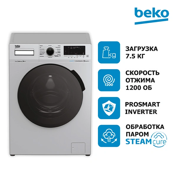 Стиральная машина Beko WSPE7H616S