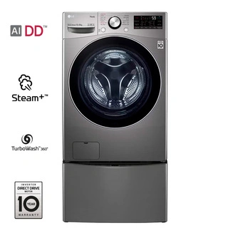Стиральная машина с сушкой LG F0L9DGP2S + TW256W