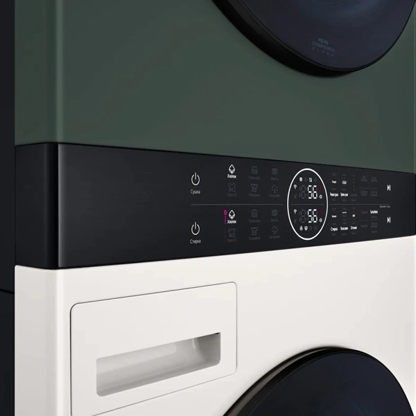 Стиральная машина + сушка LG Washtower 18 кг Objet W1S1CVKK2HM - фото 7