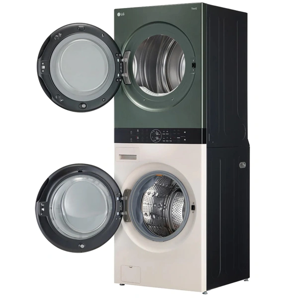 Стиральная машина + сушка LG Washtower 18 кг Objet W1S1CVKK2HM - фото 12