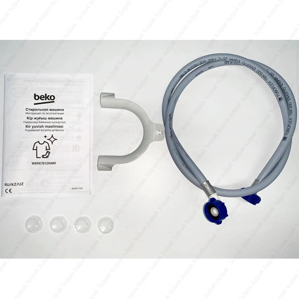 Beko кір жуғыш машинасы WSRE7612XAWI - фото 5