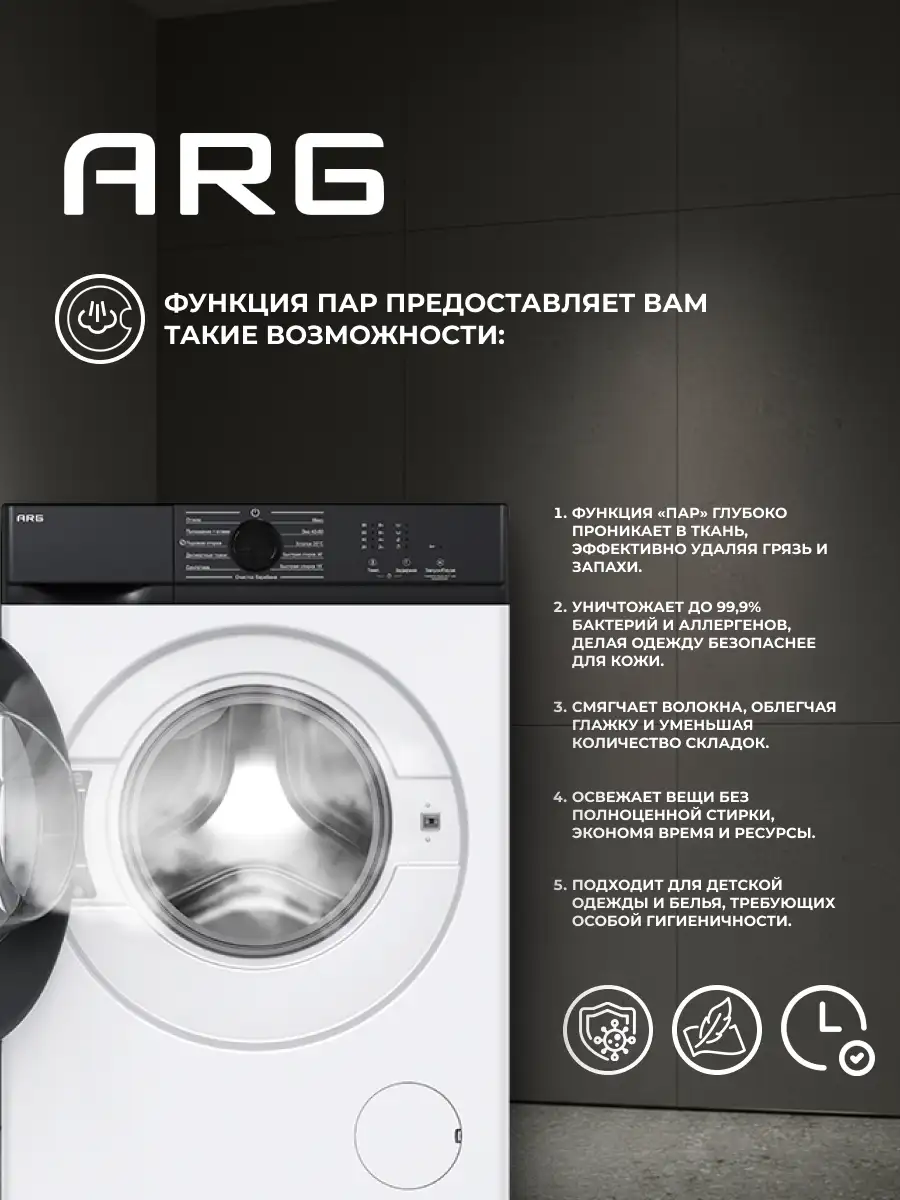 Стиральная машина ARG JG60-A112VE - фото 4
