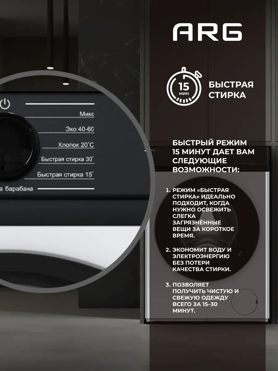 Стиральная машина ARG JG60-A112VE - фото 6