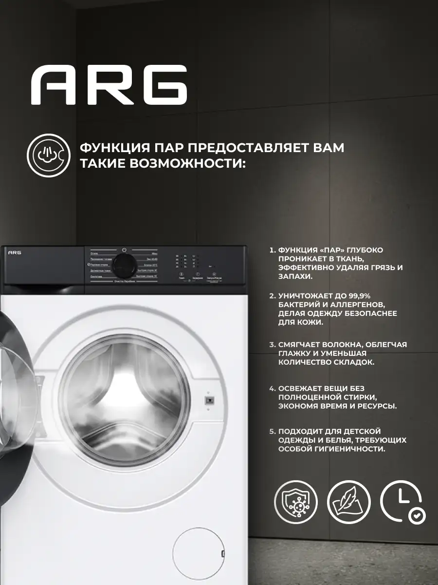 Стиральная машина ARG JG70-A112VE - фото 4