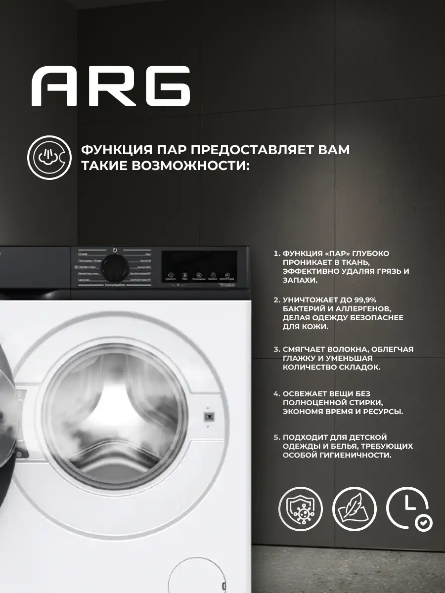 Стиральная машина ARG JG70-A212VE - фото 4