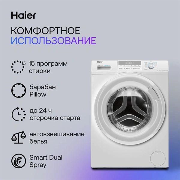 Стиральная машина Haier HW60-BP10929BE - фото 8