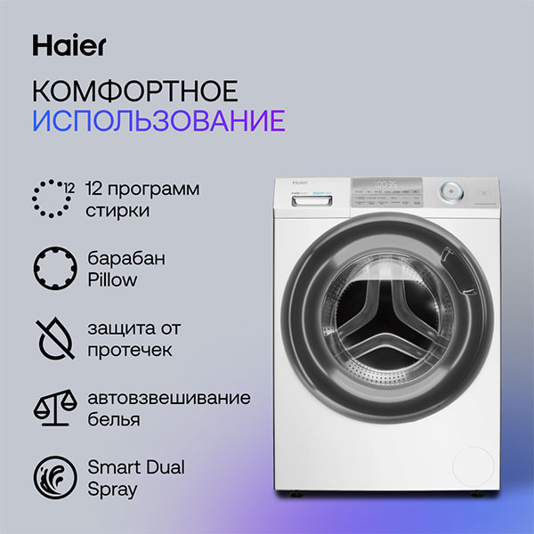 Стиральная машина Haier HW70-BP12959B - фото 6