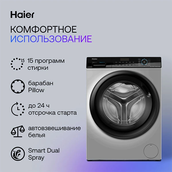 Стиральная машина Haier HW90-BP14929AS - фото 8