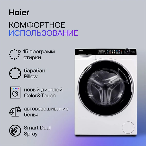 Стиральная машина с сушкой Haier HWD120-BD14378 - фото 8