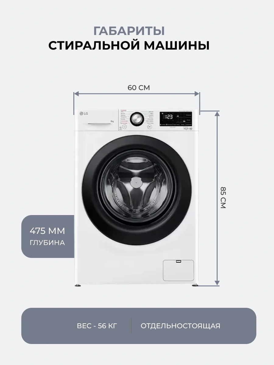 Стиральная машина LG F2V3PS6W - фото 10