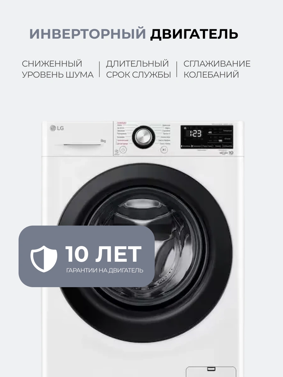 Стиральная машина LG F2V3PS6W - фото 6