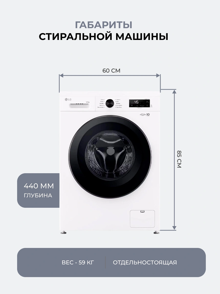 Стиральная машина LG F2Y1WS6W - фото 10